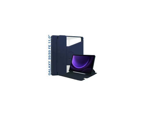 Чохол до планшета BeCover 360° Rotatable Samsung Tab S9 (SM-X710/SM-X716)/S9 FE (SM-X510/SM-X516B) 11.0" Deep Blue (710433)