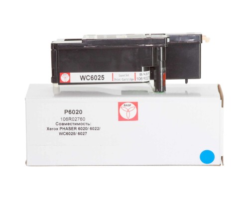 Картридж BASF для Xerox Phaser 6020/6022/WC6025/6027 Cyan (KT-106R02760)