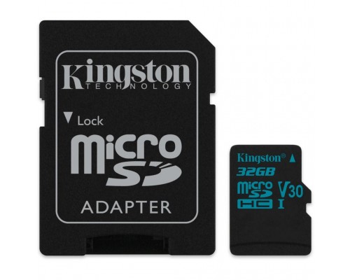 Карта пам'яті Kingston 32GB microSDHC class 10 UHS-I U3 Canvas Go (SDCG2/32GB)