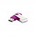 USB флеш накопичувач eXceleram 16GB P1 Series Silver/Purple USB 2.0 (EXP1U2SIPU16)