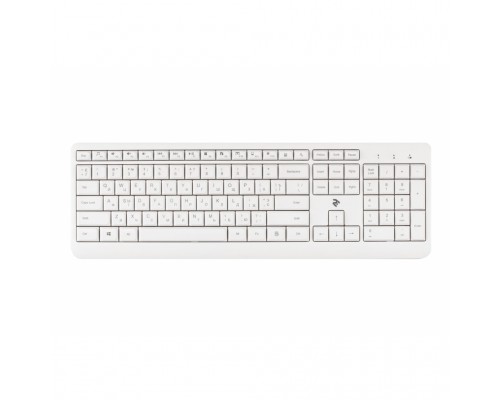 Клавіатура 2E KS220 Wireless White (2E-KS220WW)