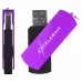 USB флеш накопичувач eXceleram 64GB P2 Series Grape/Black USB 2.0 (EXP2U2GPB64)