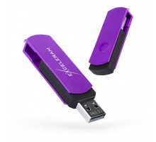 USB флеш накопичувач eXceleram 64GB P2 Series Grape/Black USB 2.0 (EXP2U2GPB64)