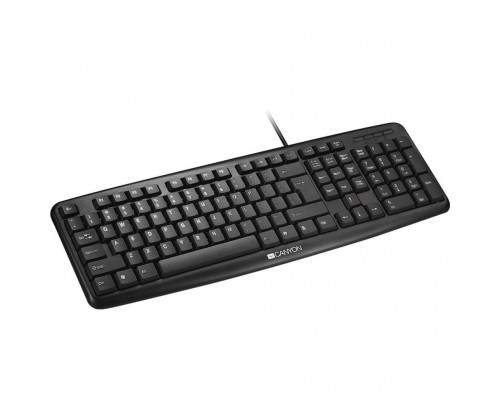 Клавиатура CANYON CNE-CKEY01-RU Black USB (CNE-CKEY01-RU)