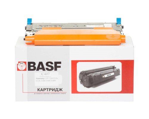 Картридж BASF для Samsung CLP-320/320N/325/CLX-3185 Cyan (KT-CLTC407S)