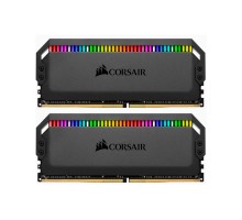Модуль пам'яті для комп'ютера DDR4 16GB (2x8GB) 3466 MHz Dominator Platinum RGB Black Corsair (CMT16GX4M2C3466C16)