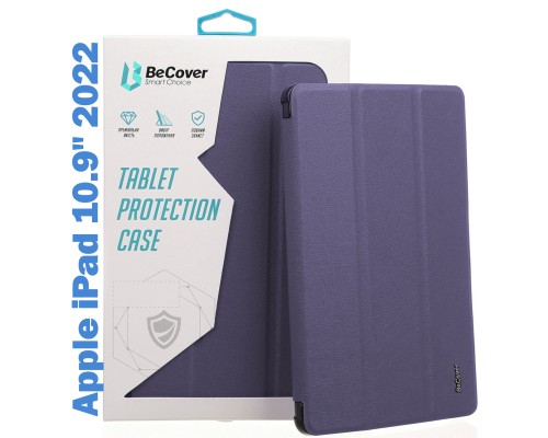 Чохол до планшета BeCover Direct Charge Pen mount Apple Pencil Apple iPad 10.9" 2022 Purple (708501)