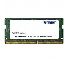 Модуль пам'яті для ноутбука SoDIMM DDR4 4GB 2400 MHz Patriot (PSD44G240081S)