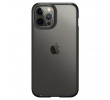Чохол до моб. телефона Spigen iPhone 12 Crystal Hybrid, Matte Black (ACS01477)