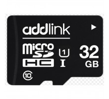 Карта памяти AddLink 32GB microSDHC class 10 UHS-I U1 (ad32GBMSH310)