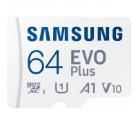 Карта пам'яті Samsung 64GB microSDXC class 10 EVO PLUS UHS-I (MB-MC64KA/RU)