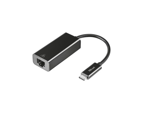 Переходник USB-C to Ethernet BLACK Trust (21491_TRUST)