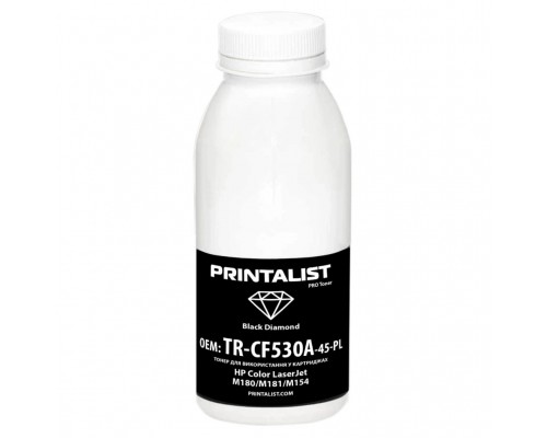 Тонер HP CLJ M180/M181/M154 45г Black Printalist (TR-CF530A-45-PL)