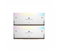 Модуль пам'яті для комп'ютера DDR5 32GB (2x16GB) 6000 MHz Dominator Titanium RGB White Corsair (CMP32GX5M2B6000C30W)