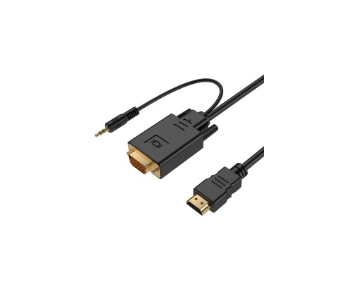 Перехідник HDMI to VGA Cablexpert (A-HDMI-VGA-03-6)