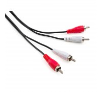 Кабель мультимедійний 2RCA to 2RCA 1.8m Vinga (VCP2RCA1.8)