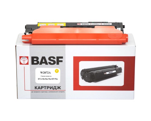 Тонер-картридж BASF HP CLJ 150/178/179, Yellow, without chip (BASF-KT-W2072A-WOC)