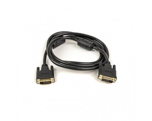 Кабель мультимедійний DVI to DVI 24+1pin, 1.5m ferrites PowerPlant (CA910854)