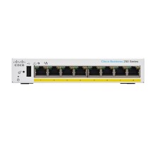 Комутатор мережевий Cisco CBS250-8PP-D-EU