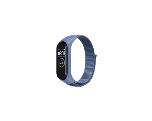 Ремінець до фітнес браслета BeCover Nylon Style для Xiaomi Mi Smart Band 5/6 Blue (705417)