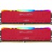 Модуль пам'яті для комп'ютера DDR4 16GB (2x8GB) 3200 MHz Ballistix Red RGB MICRON (BL2K8G32C16U4RL)