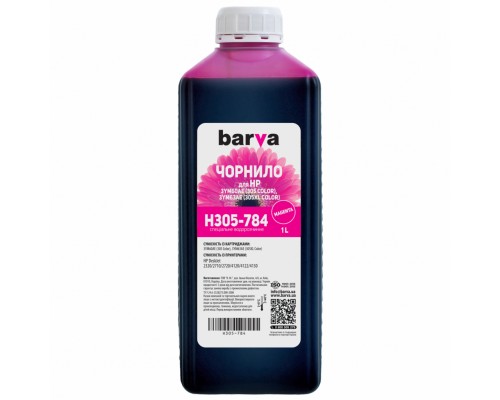 Чорнило Barva HP 305 1 л, Magenta (H305-784)