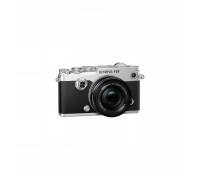 Цифровий фотоапарат Olympus PEN-F Pancake Zoom 14-42 Kit silver/black (V204061SE000)