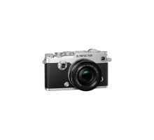 Цифровий фотоапарат Olympus PEN-F Pancake Zoom 14-42 Kit silver/black (V204061SE000)