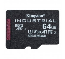 Карта пам'яті Kingston 64GB microSDXC class 10 UHS-I V30 A1 (SDCIT2/64GBSP)