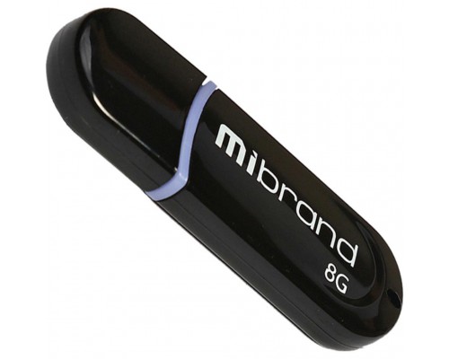 USB флеш накопичувач Mibrand 8GB Panther Black USB 2.0 (MI2.0/PA8P2B)