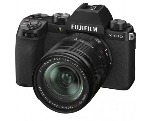 Цифровий фотоапарат Fujifilm X-S10 + XF 18-55mm F2.8-4.0 Kit Black (16674308)