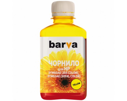 Чорнило Barva HP 305 180 мл Yellow (H305-781)