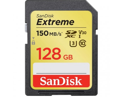 Карта пам'яті SanDisk 128GB SDXC class 10 UHS-I U3 Extreme (SDSDXV5-128G-GNCIN)