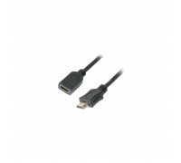 Кабель мультимедійний HDMI male to female 0.5m Cablexpert (CC-HDMI4X-0.5M)