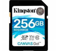 Карта пам'яті Kingston 256GB SDXC class 10 UHS-I U3 (SDG/256GB)