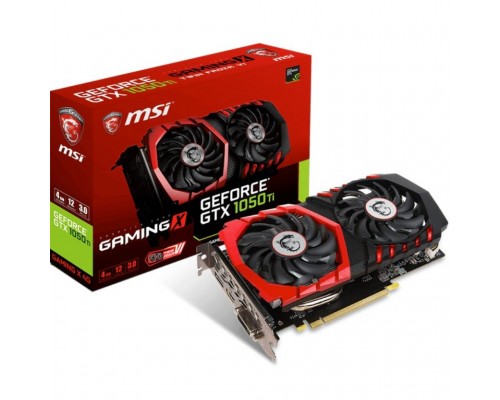 Відеокарта MSI GeForce GTX1050 Ti 4096Mb GAMING X (GTX 1050 Ti GAMING X 4G)