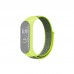 Ремінець до фітнес браслета BeCover Nylon Style для Xiaomi Mi Smart Band 7 Lime-Gray (707664)