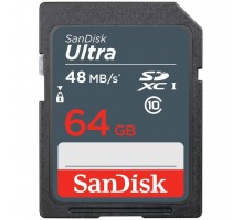 Карта пам'яті SANDISK 64GB SDXC class 10 UHS-I Ultra (SDSDUNB-064G-GN3IN)