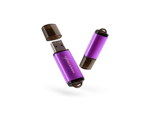 USB флеш накопичувач eXceleram 64GB A3 Series Purple USB 2.0 (EXA3U2PU64)