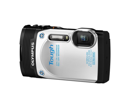 Цифровий фотоапарат Olympus TG-850 White (Waterproof - 10m; iHS) (V104150WE000)