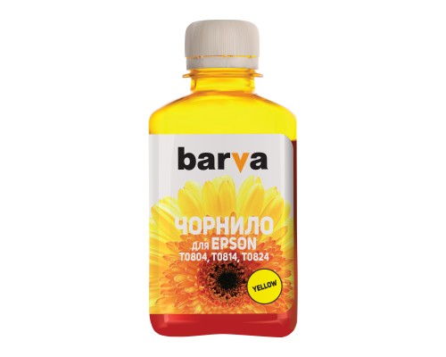 Чорнило Barva EPSON T0814 YELLOW 180г (E081-144)