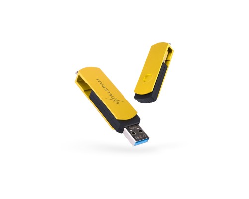 USB флеш накопичувач eXceleram 16GB P2 Series Yellow2/Black USB 3.1 Gen 1 (EXP2U3Y2B16)