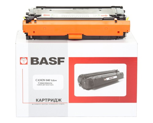 Картридж BASF Canon 040Y 0454C001 Yellow (KT-040Y)