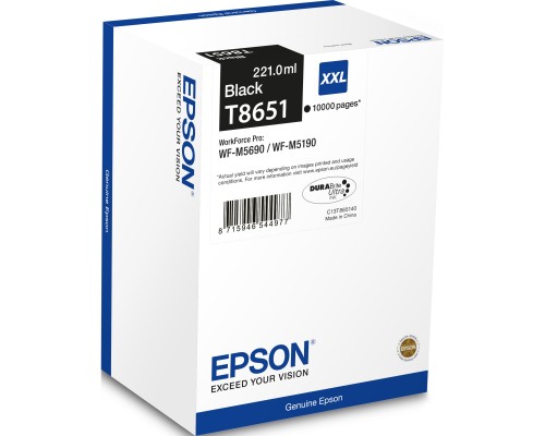 Картридж Epson WF-M5190/WF-M5690 10К black (C13T865140)