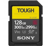Карта памяти SONY 128GB SDXC class 10 UHS-II U3 V90 Tough (SF-G128T)