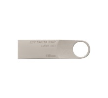 USB флеш накопичувач Kingston 16GB DataTraveler SE9 G2 Metal Silver USB 3.0 (DTSE9G2/16GB)