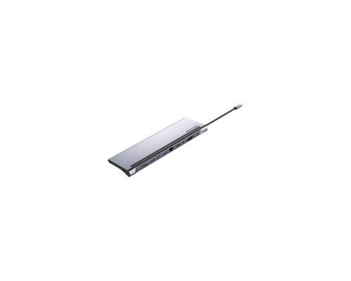 Концентратор Vention USB3.1 Type-C to HDMI/VGA/USB-C/USB3.0x3/RJ45/SD/TF/TRRS 3.5mm/PD 100W 11in1 (THTHC)