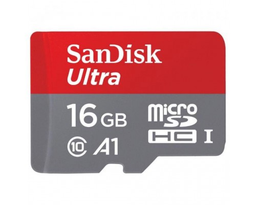 Карта пам'яті SanDisk 16GB microSDHC class 10 UHS-I U1 (SDSQUAR-016G-GN6MA)