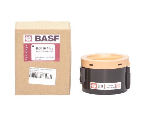 Тонер-картридж BASF Xerox Ph 3010/3040/WC3045 Black 106R02183 (KT-XP3010-106R02183)