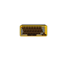 Клавіатура Logitech POP Keys Wireless Mechanical Keyboard Blast Yellow (920-010716)